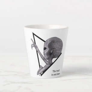 Grey Alien, de waarheid is er Latte Mok
