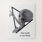 Grey Alien, de waarheid is er Legpuzzel (Verticaal)