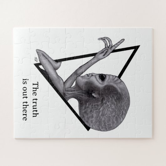 Grey Alien, de waarheid is er Legpuzzel (Horizontaal)
