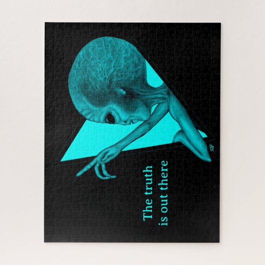 Grey Alien, de waarheid is er Legpuzzel (Verticaal)