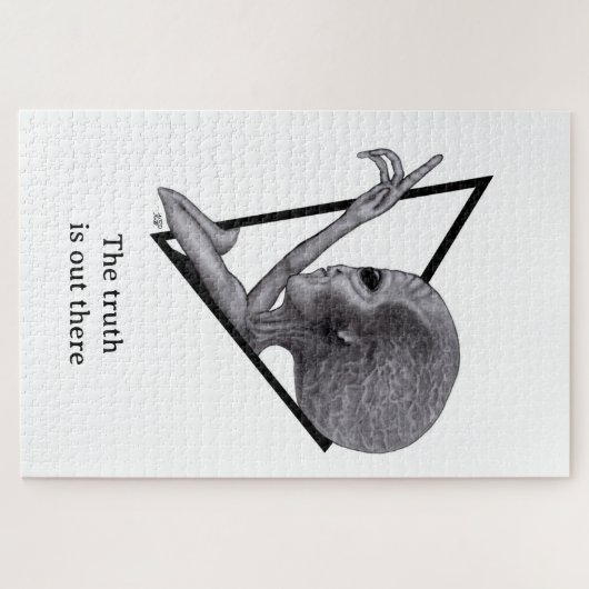 Grey Alien, de waarheid is er Legpuzzel (Horizontaal)