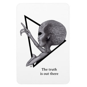 Grey Alien, de waarheid is er Magneet