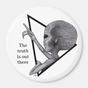 Grey Alien, de waarheid is er Magneet