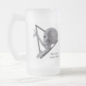 Grey Alien, de waarheid is er Matglas Bierpul (Links)