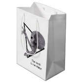 Grey Alien, de waarheid is er Medium Cadeauzakje (Achterkant Gekanteld)