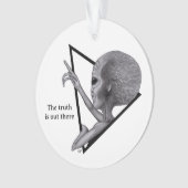 Grey Alien, de waarheid is er Ornament (voorkant)