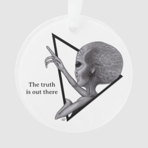 Grey Alien, de waarheid is er Ornament