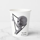 Grey Alien, de waarheid is er Papieren Bekers (Achterkant)