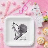 Grey Alien, de waarheid is er Papieren Bordje (Feest)