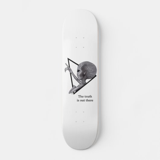 Grey Alien, de waarheid is er Persoonlijk Skateboard (Voorkant)