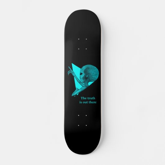 Grey Alien, de waarheid is er Persoonlijk Skateboard (Voorkant)