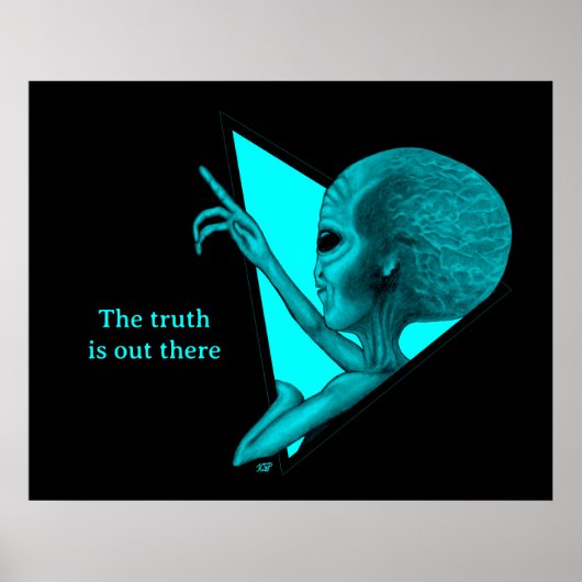 Grey Alien, de waarheid is er Poster (Voorkant)