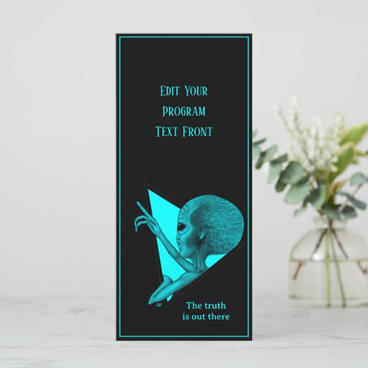 Grey Alien, de waarheid is er Programmakaart (Staand voorkant)