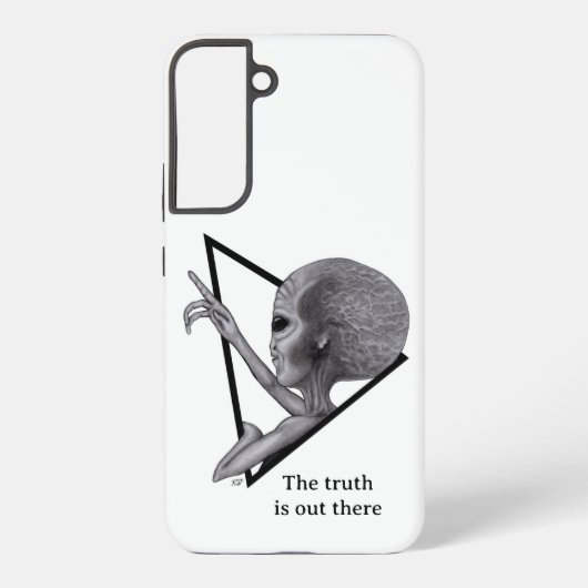 Grey Alien, de waarheid is er Samsung Galaxy Hoesje (Achterkant)