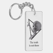 Grey Alien, de waarheid is er Sleutelhanger (Voorkant Links)