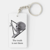 Grey Alien, de waarheid is er Sleutelhanger (achterkant)