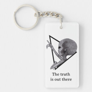 Grey Alien, de waarheid is er Sleutelhanger