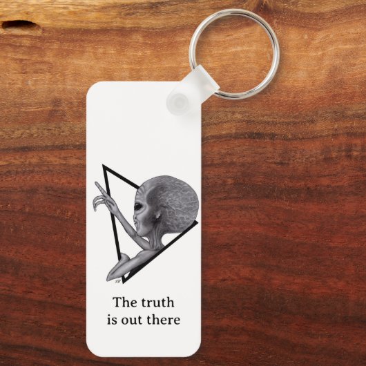 Grey Alien, de waarheid is er Sleutelhanger (Achterkant)