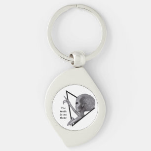 Grey Alien, de waarheid is er Sleutelhanger