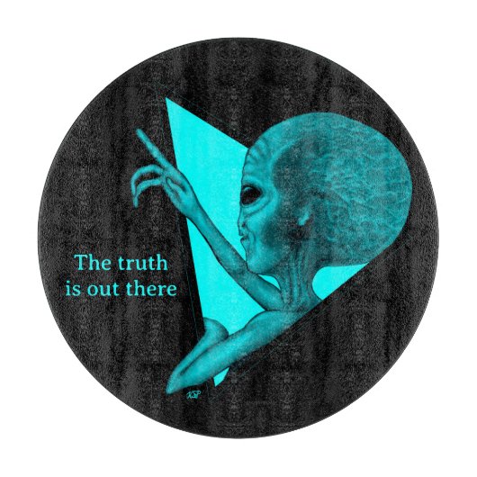 Grey Alien, de waarheid is er Snijplank (Voorkant)