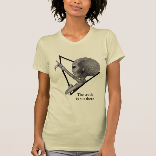 Grey Alien, de waarheid is er T-shirt (Voorkant)