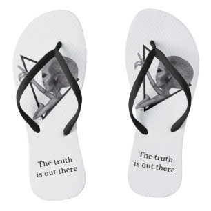 Grey Alien, de waarheid is er Teenslippers