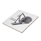 Grey Alien, de waarheid is er Tegeltje (Zijkant)