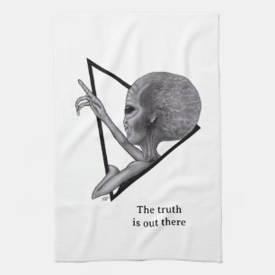 Grey Alien, de waarheid is er Theedoek
