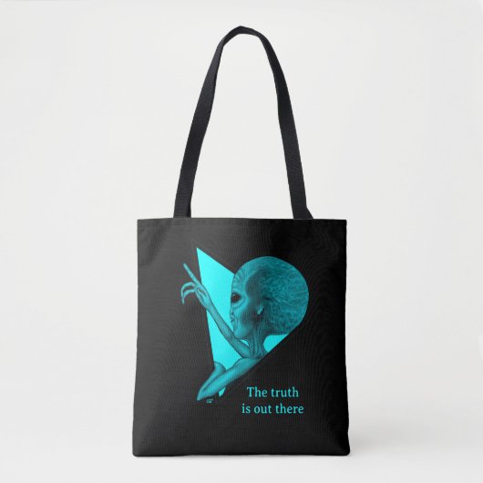 Grey Alien, de waarheid is er Tote Bag (Voorkant)