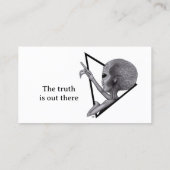 Grey Alien, de waarheid is er Visitekaartje (Achterkant)