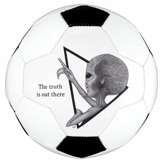 Grey Alien, de waarheid is er Voetbal (Voorkant)