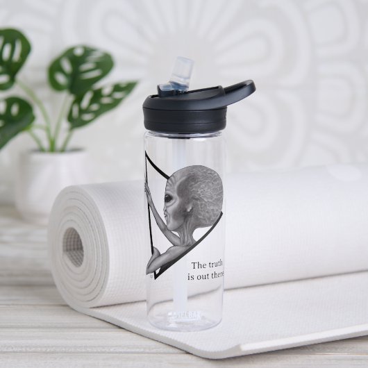 Grey Alien, de waarheid is er Waterfles (Links)