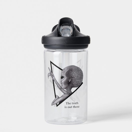 Grey Alien, de waarheid is er Waterfles (Voorkant)