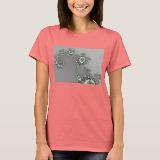 Grey Alien - Fractal T-shirt (Voorkant)