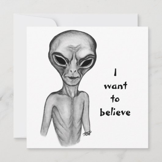Grey Alien, ik wil geloven (Voorkant)