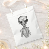 Grey Alien, ik wil geloven Bedankzakje (Geknipt)