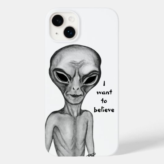 Grey Alien, ik wil geloven Case-Mate iPhone Case (Achterkant)