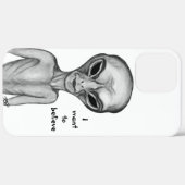 Grey Alien, ik wil geloven Case-Mate iPhone Case (Achterkant (horizontaal))