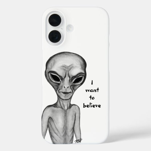 Grey Alien, ik wil geloven Case-Mate iPhone Case (Achterkant)