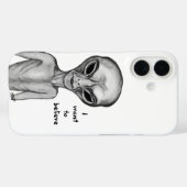 Grey Alien, ik wil geloven Case-Mate iPhone Case (Achterkant (horizontaal))