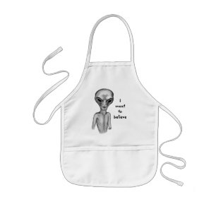 Grey Alien, ik wil geloven Kinder Schort