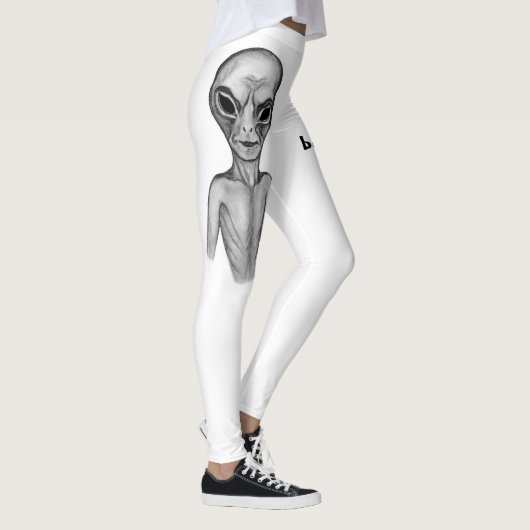 Grey Alien, ik wil geloven Leggings (Rechts)