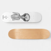 Grey Alien, ik wil geloven Persoonlijk Skateboard (Horizontaal)