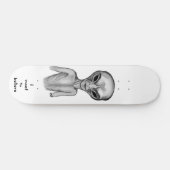 Grey Alien, ik wil geloven Persoonlijk Skateboard (Horizontaal)