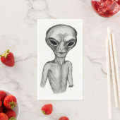 Grey Alien, ik wil geloven Servet (Insitu)