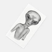 Grey Alien, ik wil geloven Servet (Hoek)