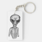 Grey Alien, ik wil geloven Sleutelhanger (achterkant)