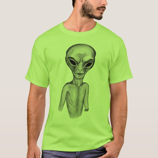 Grey Alien, ik wil geloven T-shirt (Voorkant)