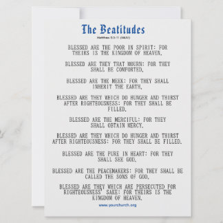 Grey and Blue Beatitudes Inspiration