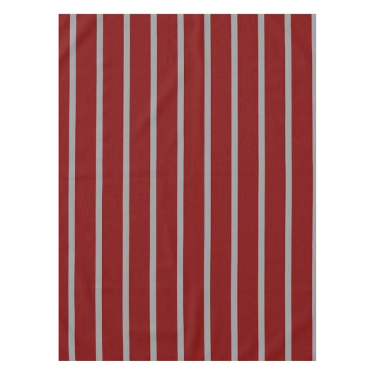 Grey and Burgundy Pattern Tafelkleed (Voorkant)